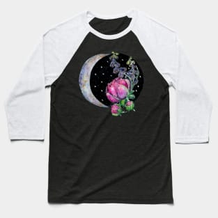 Moonflowers Baseball T-Shirt